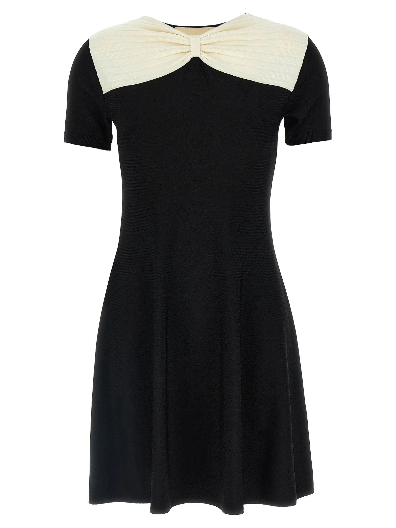 Valentino Garavani Black Viscose Short Dress