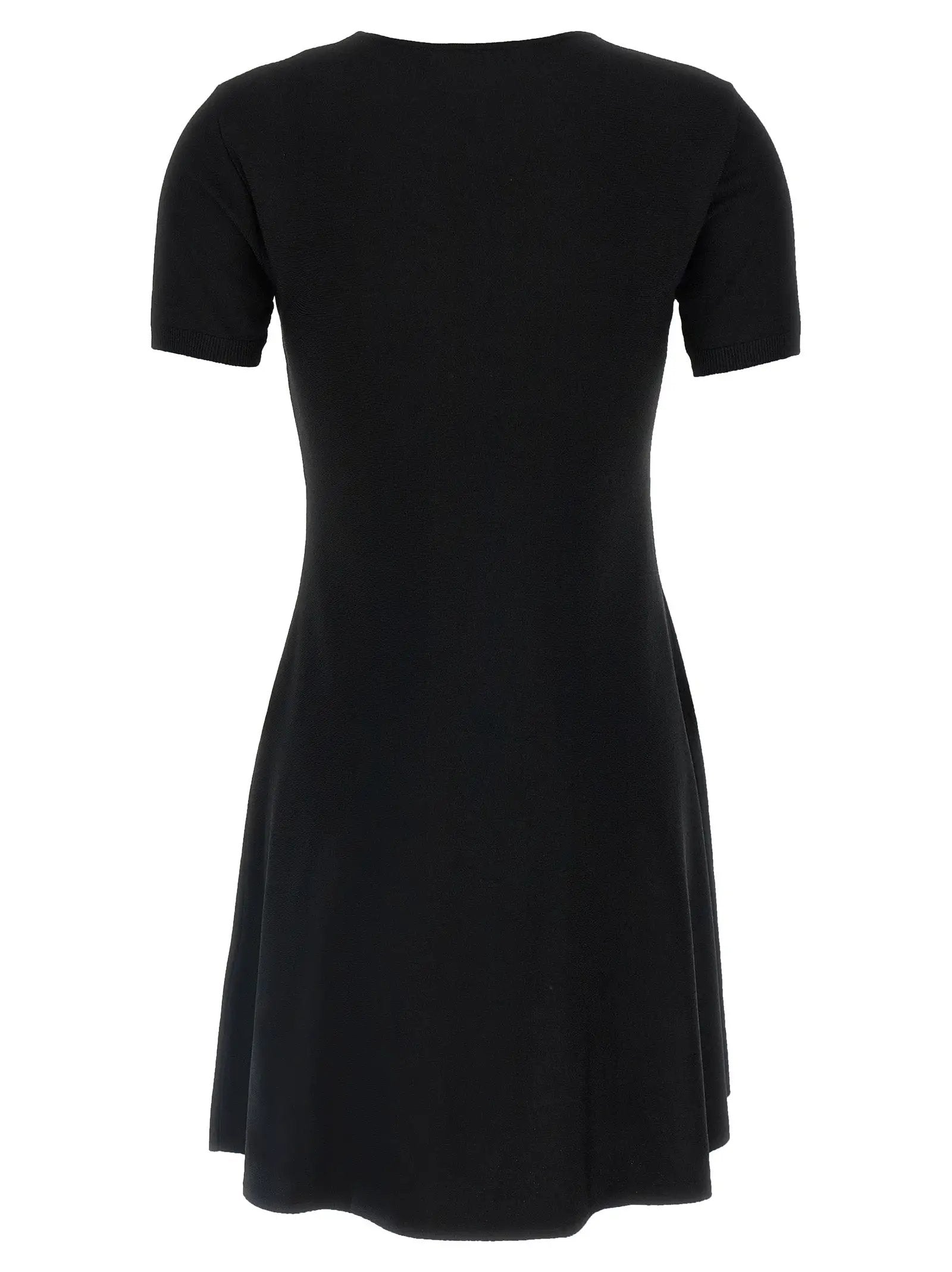 Valentino Garavani Black Viscose Short Dress