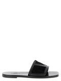 Valentino Garavani Black Calfskin Slides