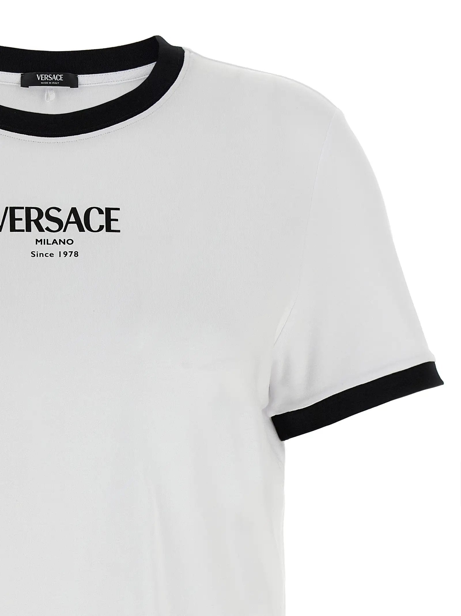 Versace Bicolor Viscose T-Shirt