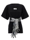 MM6 Maison Margiela Black Cotton T-Shirt