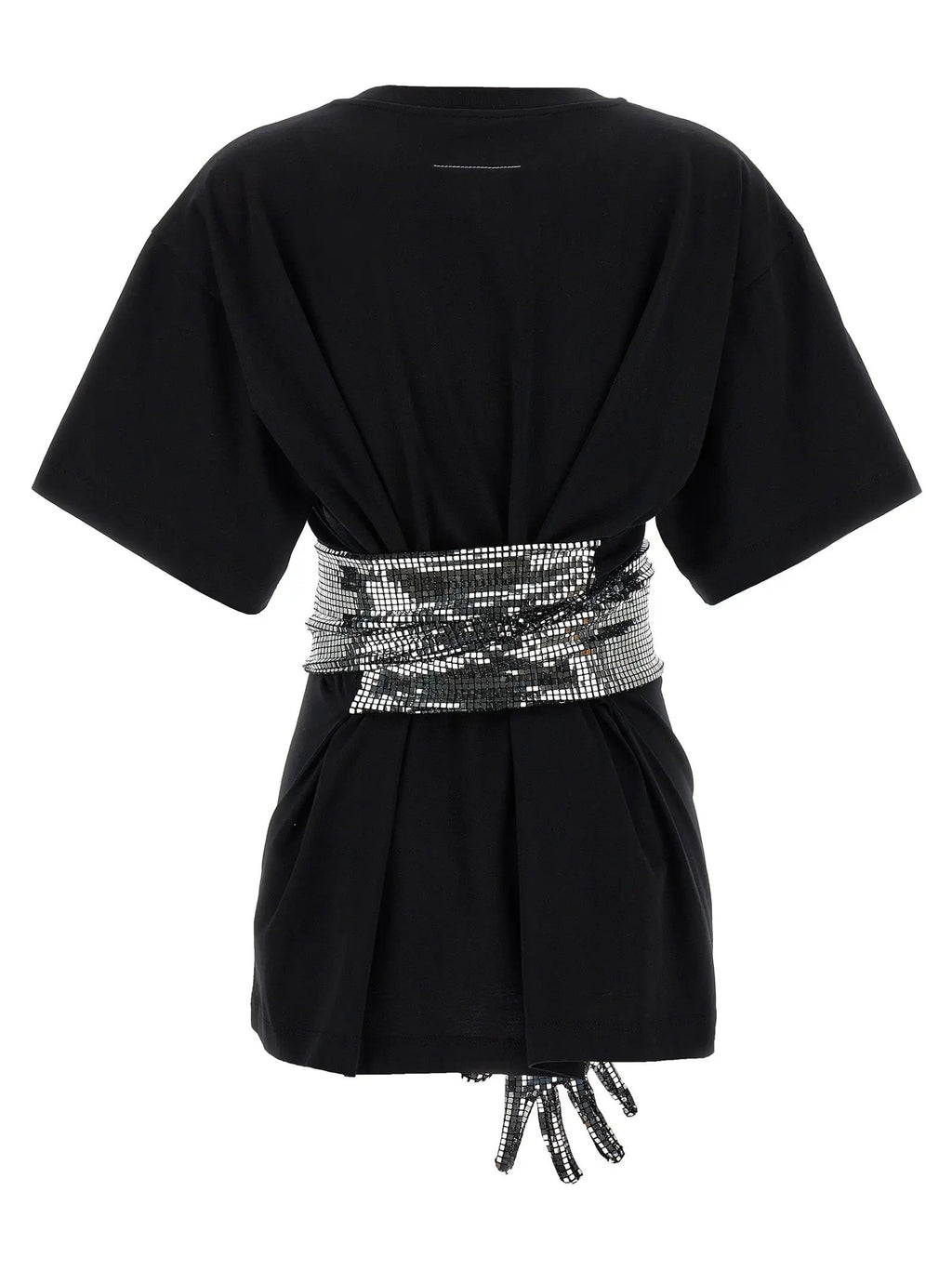 MM6 Maison Margiela Black Cotton T-Shirt