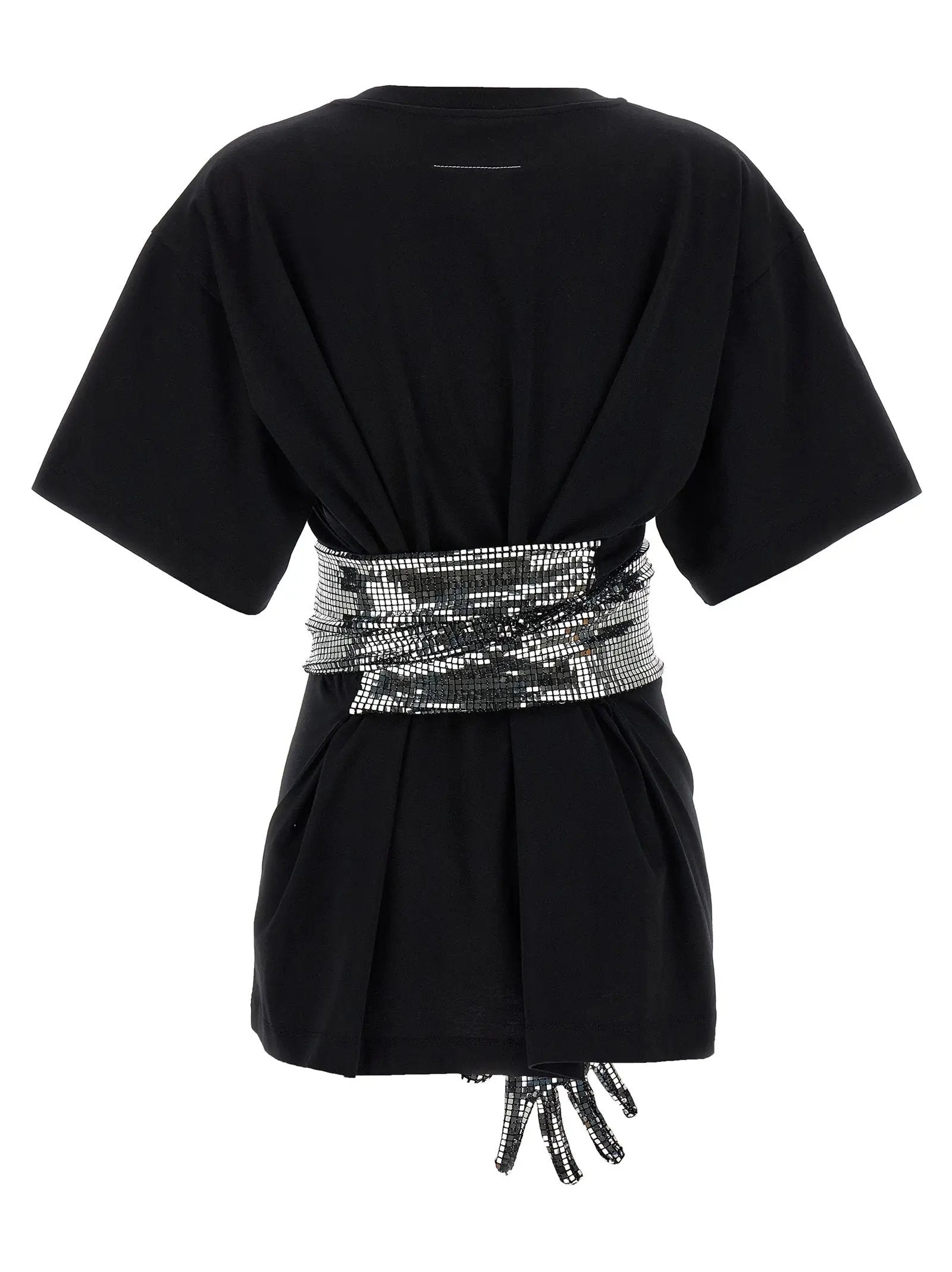 MM6 Maison Margiela Black Cotton T-Shirt