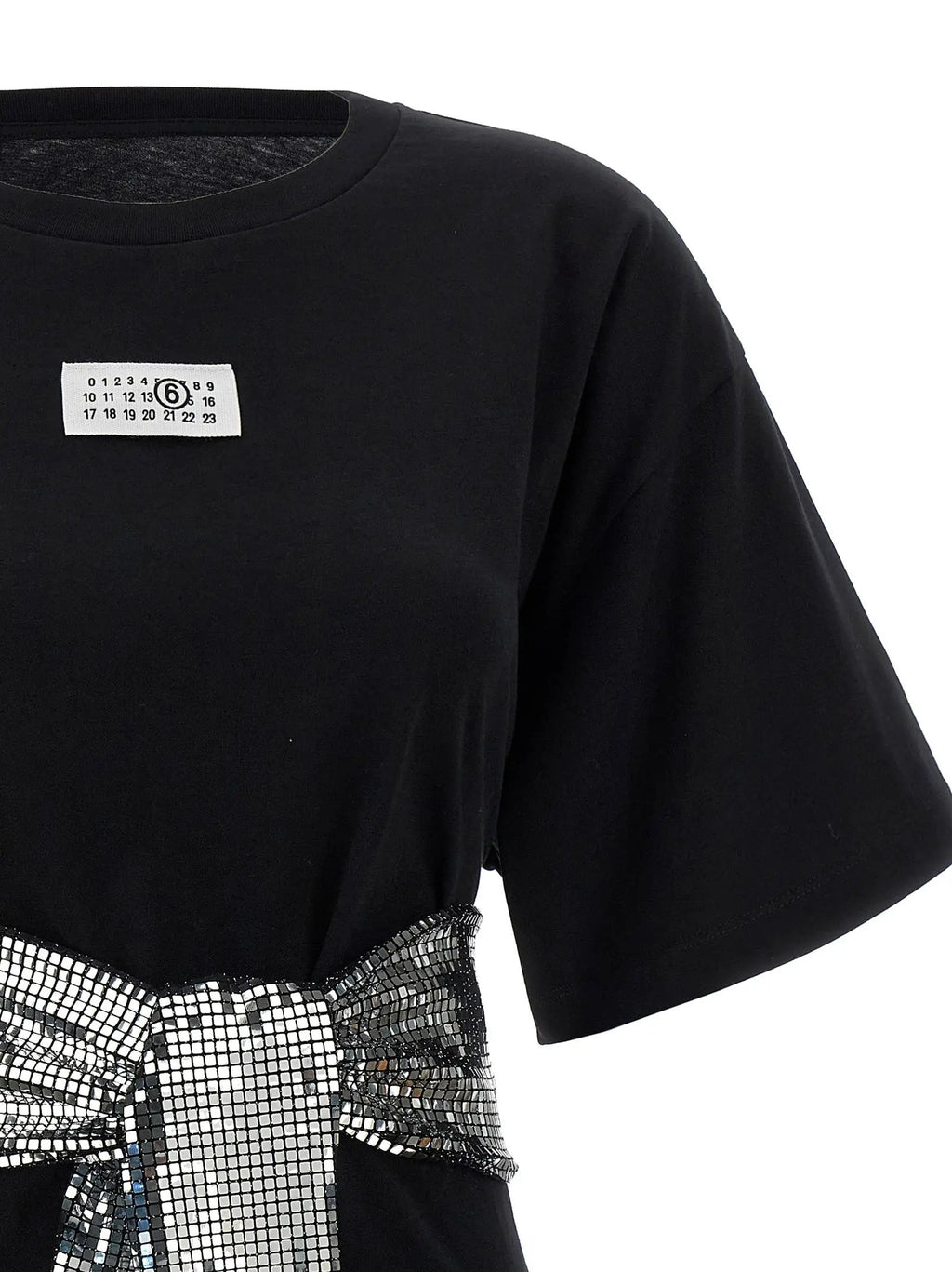 MM6 Maison Margiela Black Cotton T-Shirt
