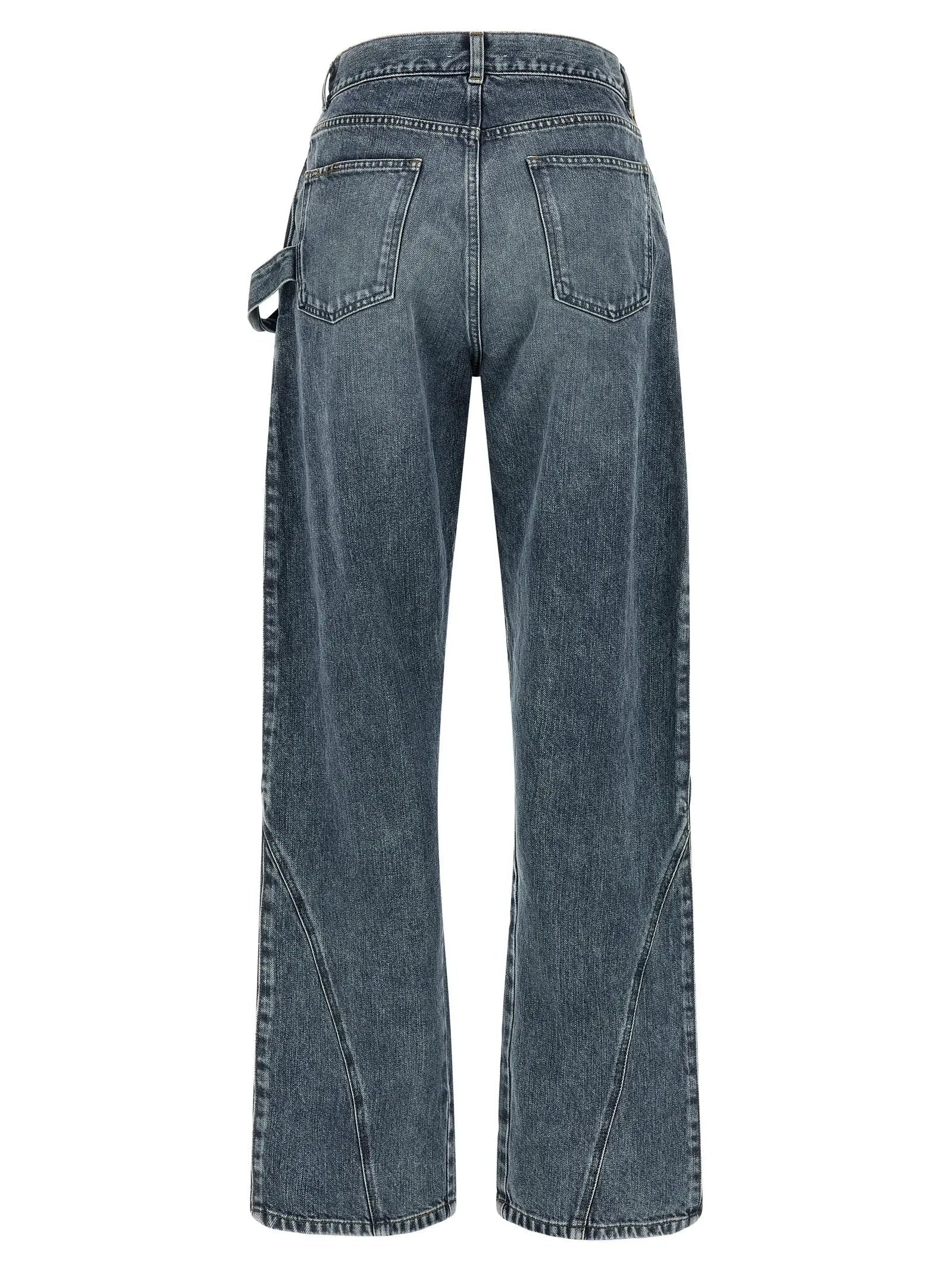 J.W.Anderson Blue Cotton Jeans Denim