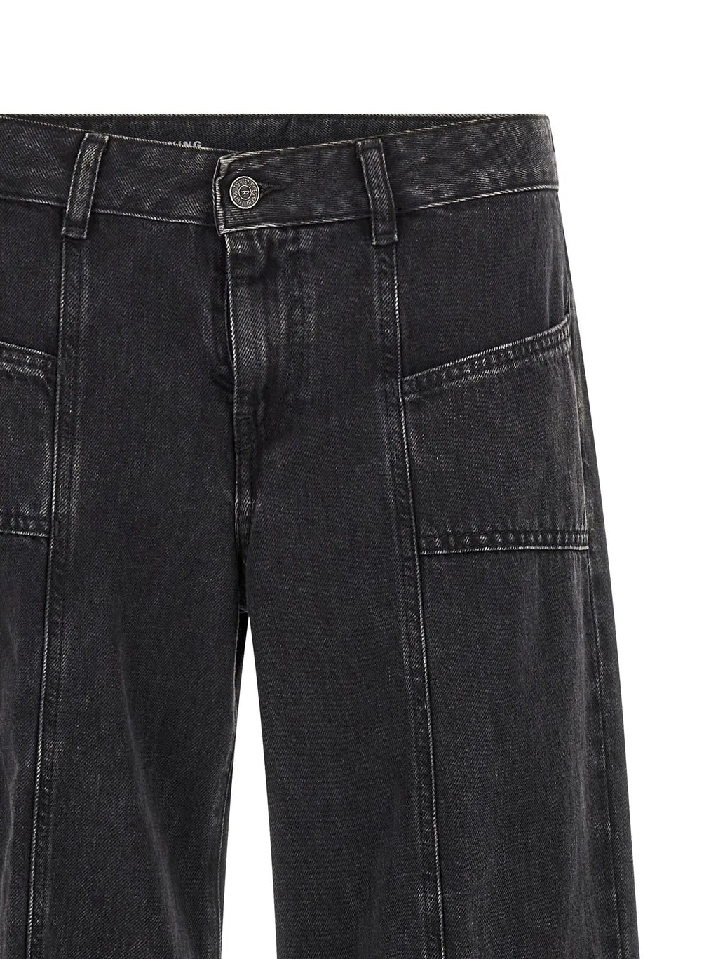 Diesel Black Cotton Jeans Denim