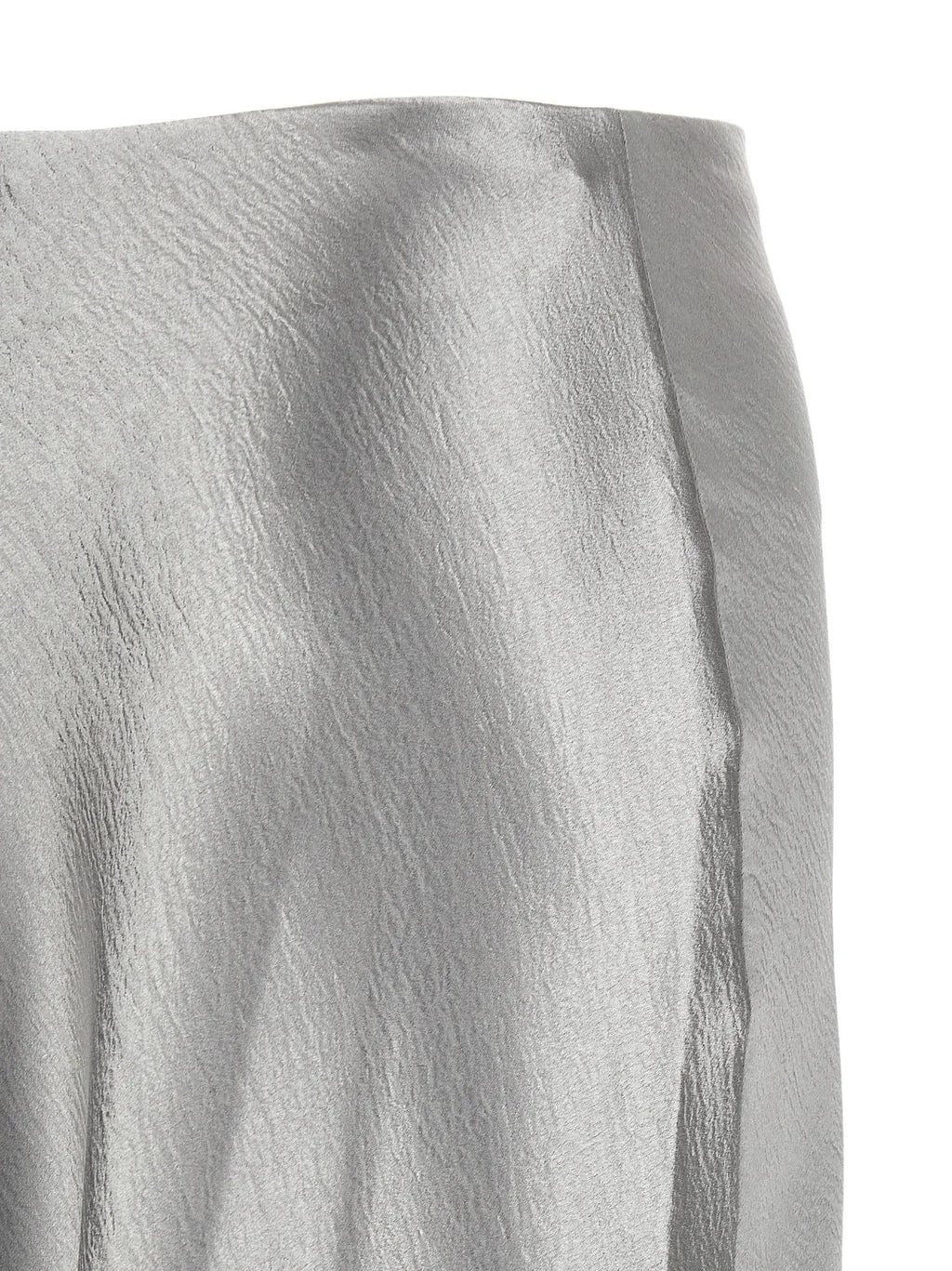 Tory Burch Gray Polyester Midi Skirt
