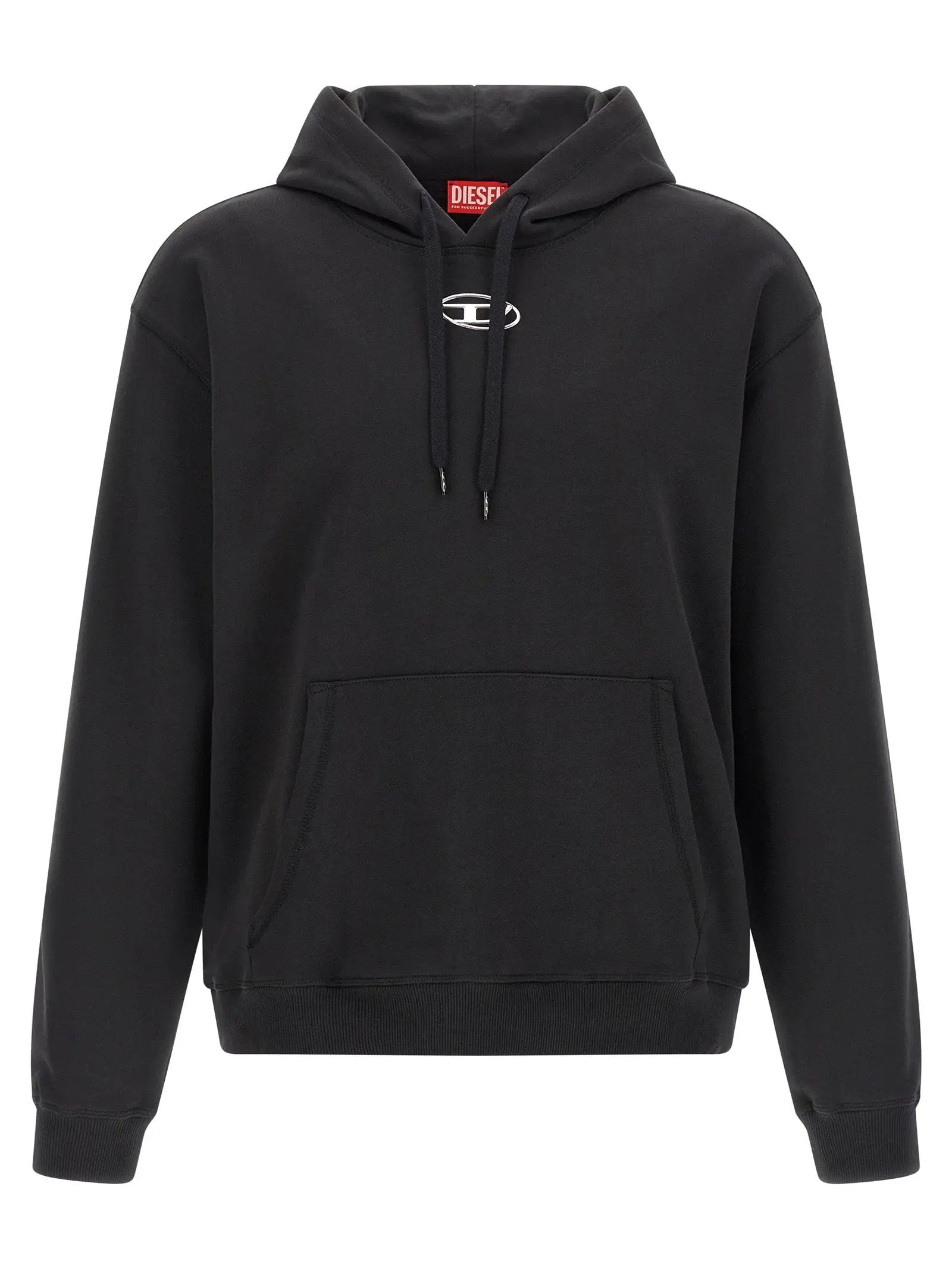 Diesel Black Cotton Sweatshirt