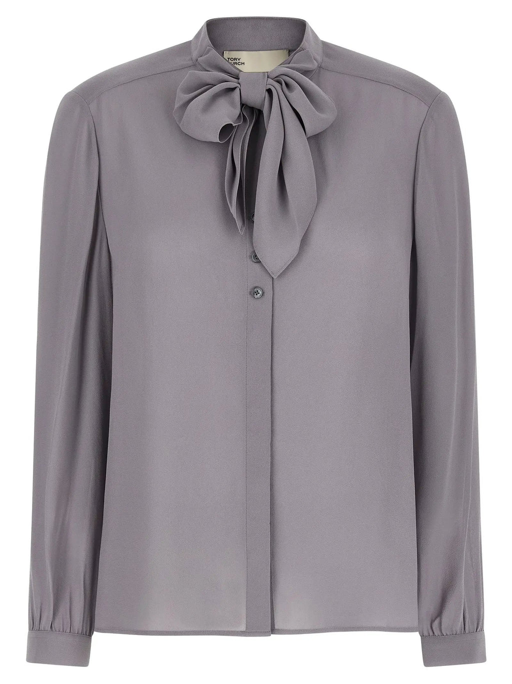 Tory Burch Gray Viscose Blouse