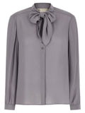 Tory Burch Gray Viscose Blouse