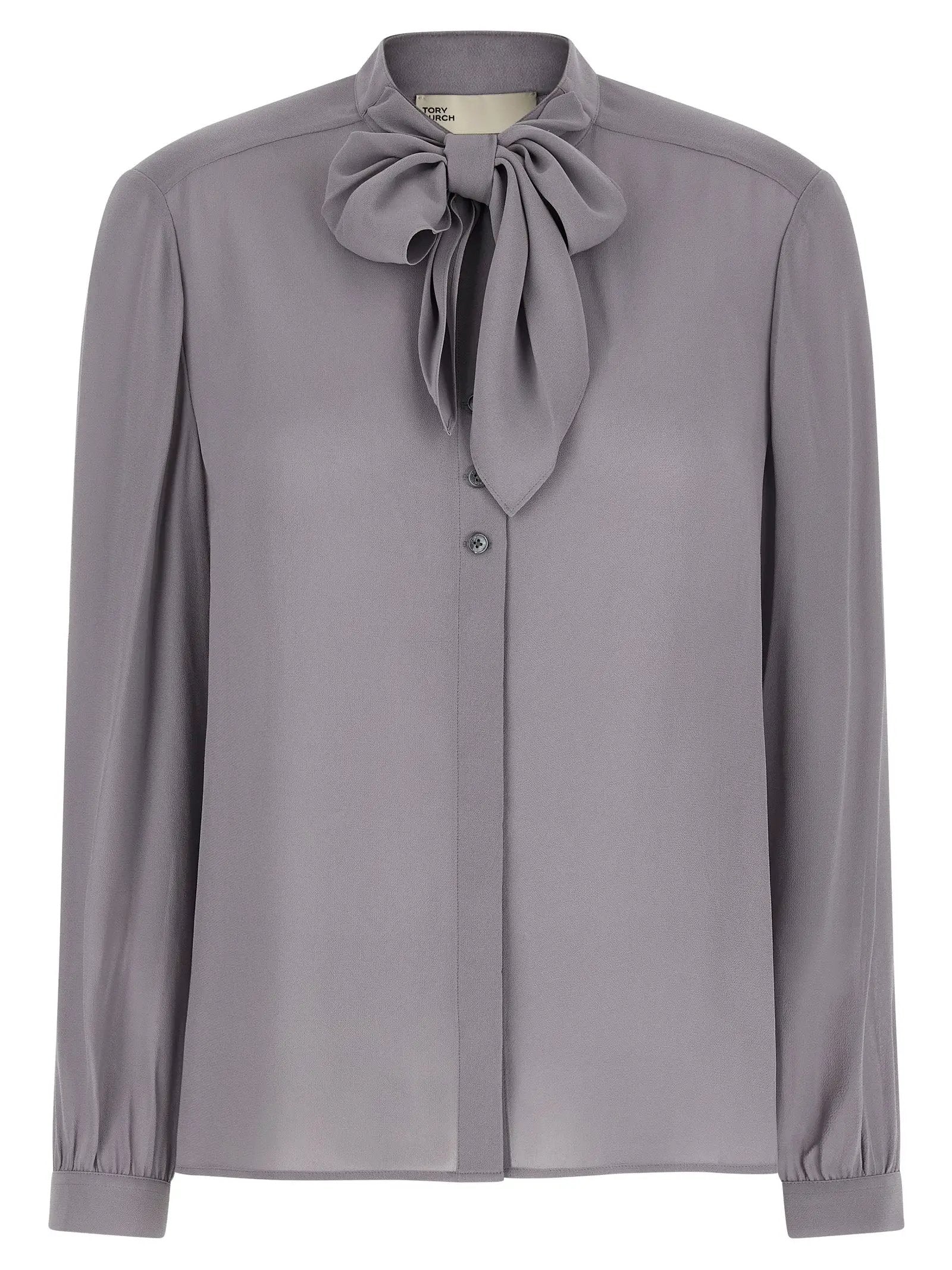 Tory Burch Gray Viscose Blouse