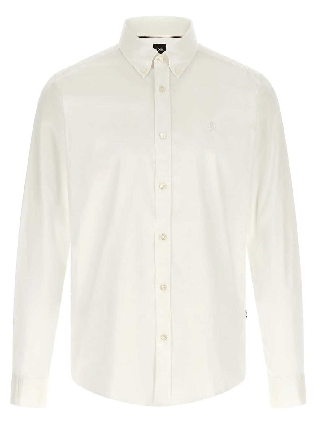 Hugo Boss White Cotton Blouse