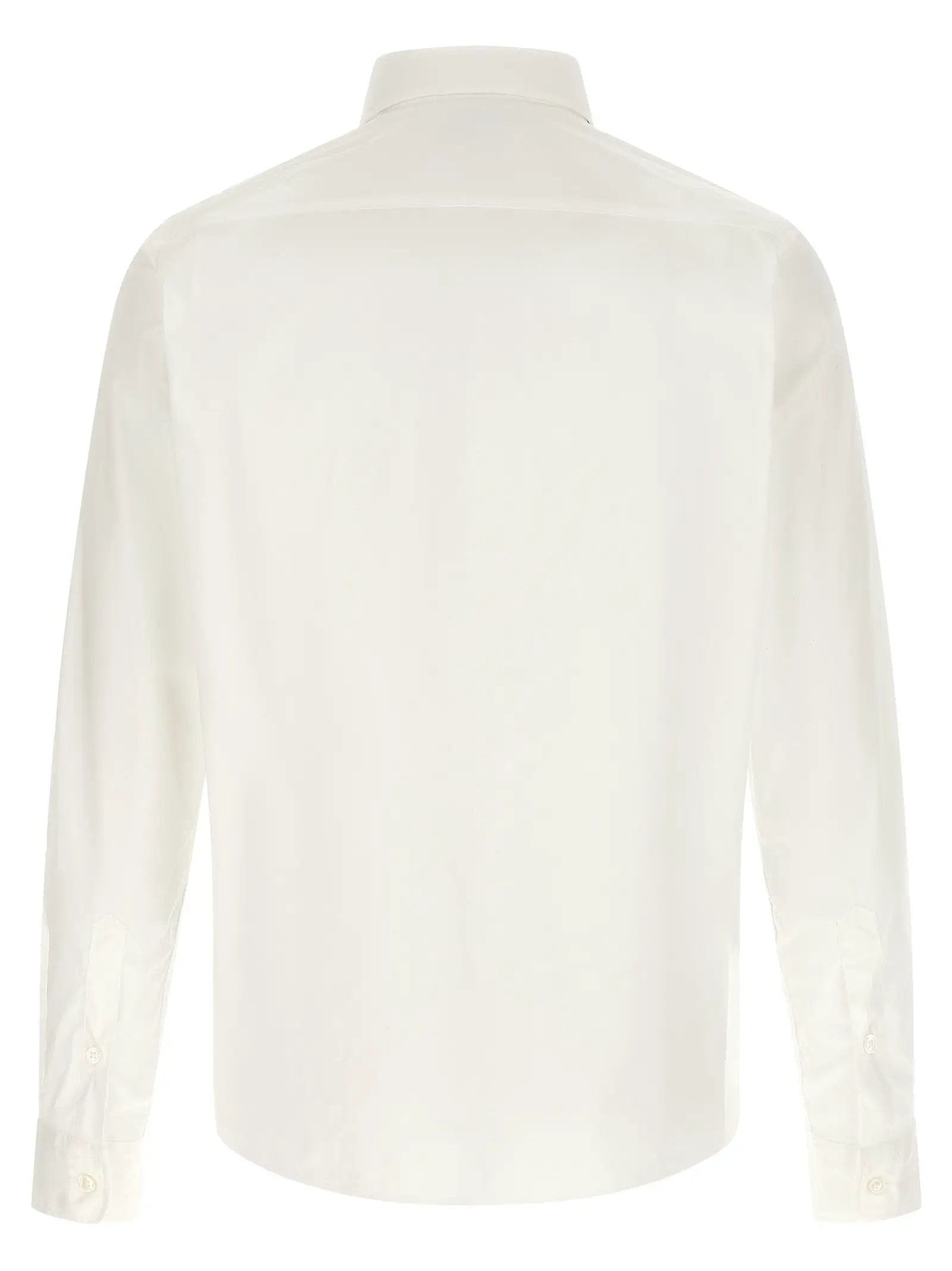 Hugo Boss White Cotton Blouse