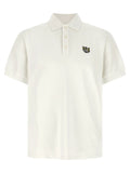 Kenzo White Cotton Polo Shirt