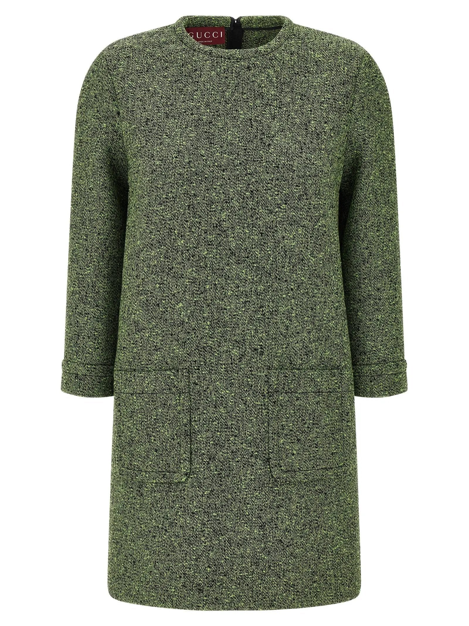 Gucci Bicolor Cotton Short Dress