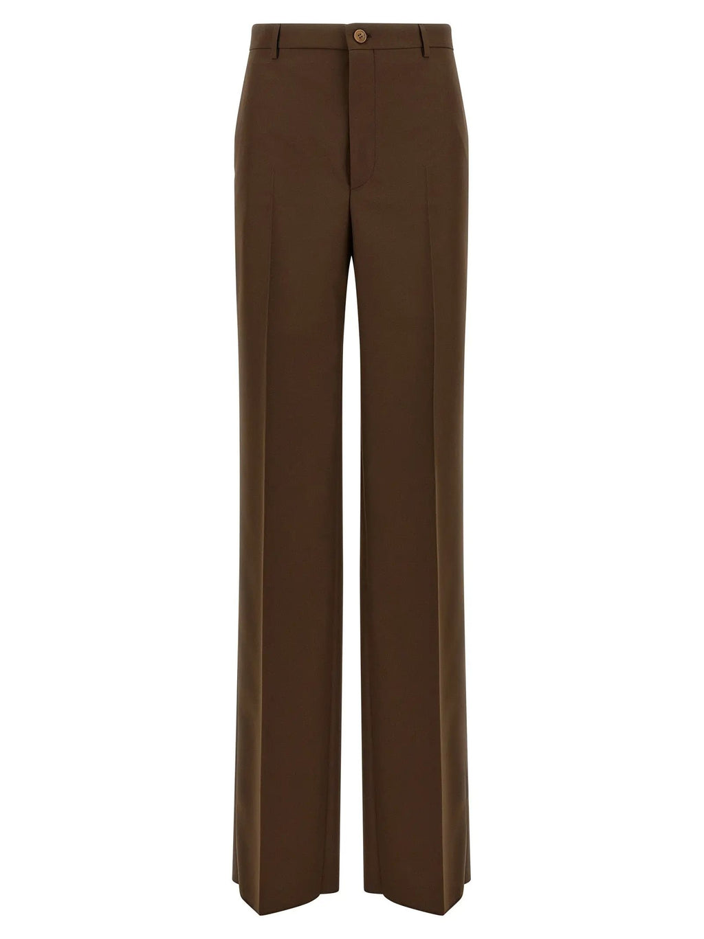 Gucci Brown Polyester Dress Pants