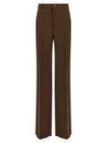 Gucci Brown Polyester Dress Pants