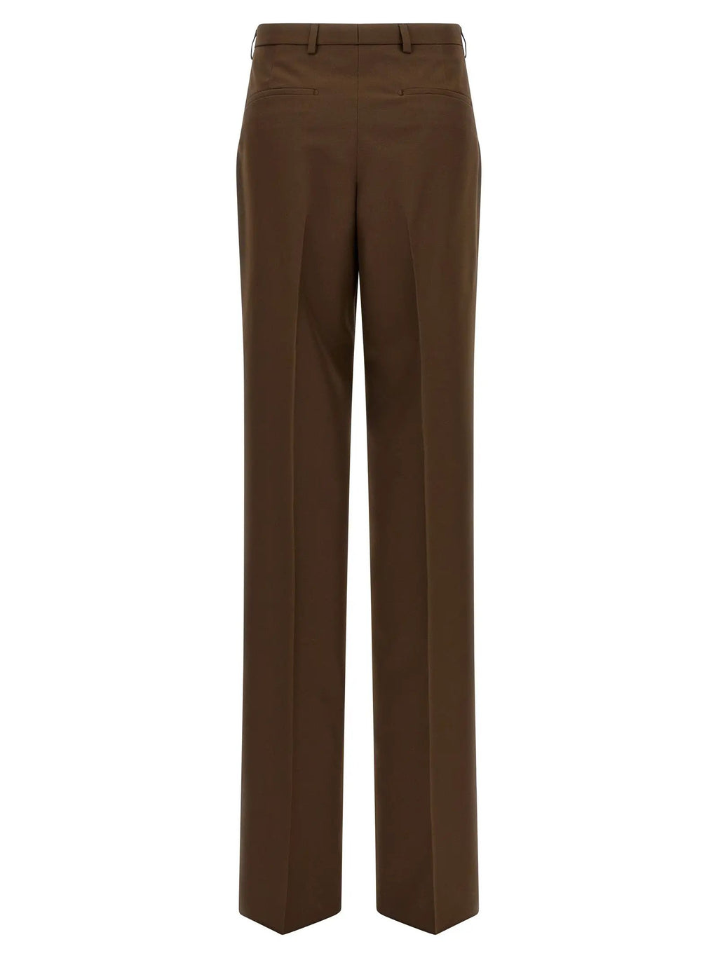 Gucci Brown Polyester Dress Pants