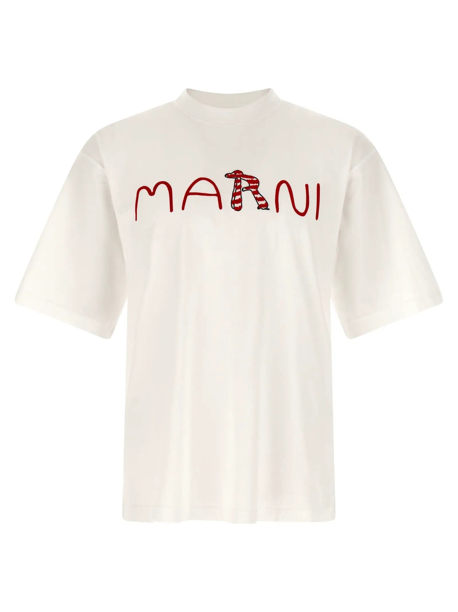 Marni White Cotton T-Shirt