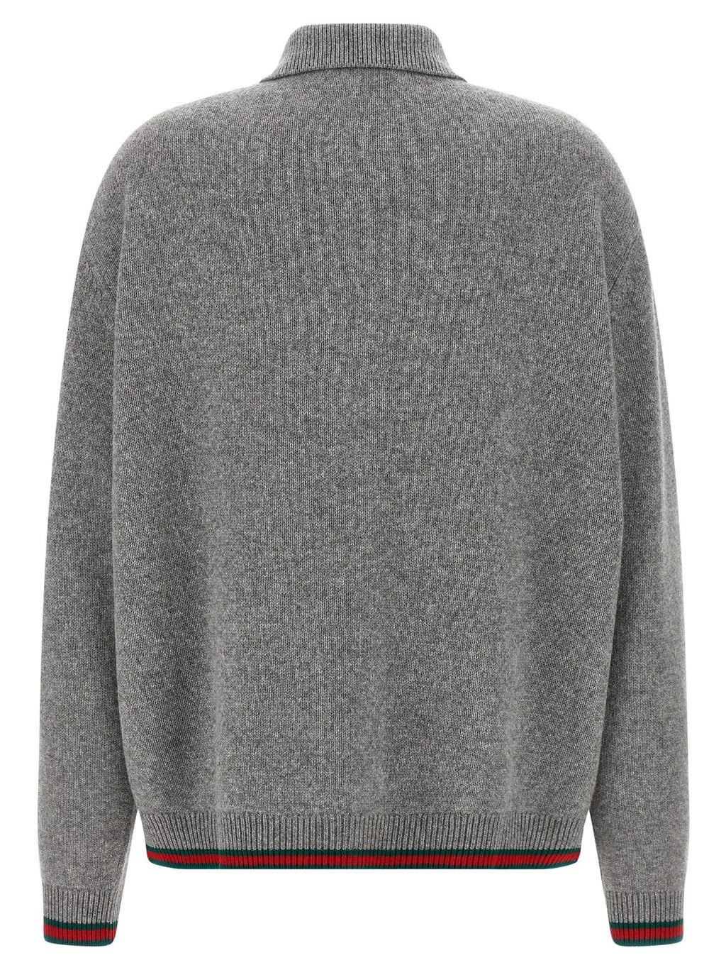 Gucci Gray Wool Cardigan