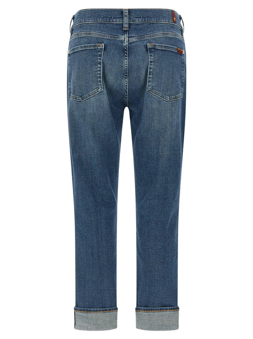 Jean en coton bleu coupe décontractée 7 For All Mankind