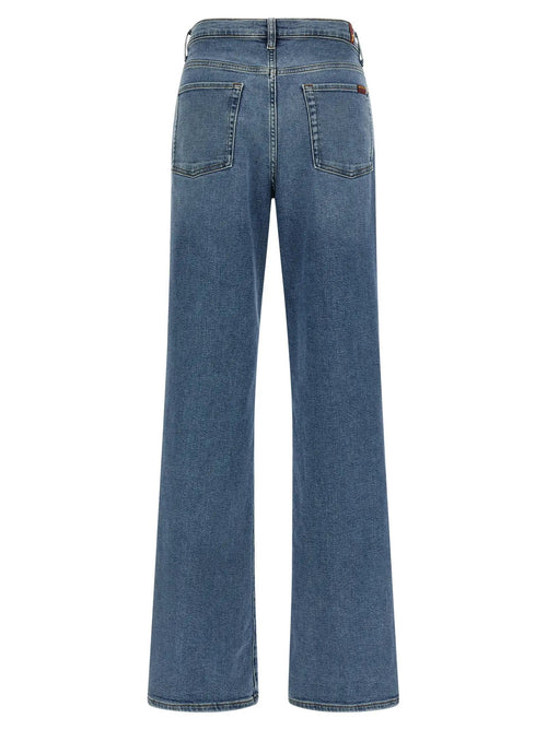 Jean droit en coton bleu 7 For All Mankind