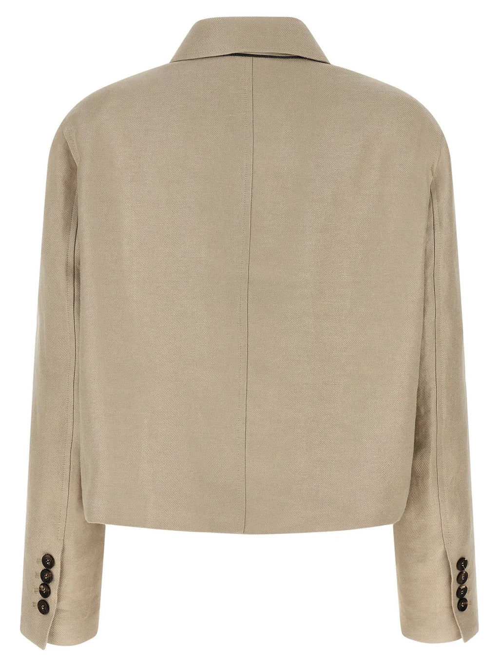 Brunello Cucinelli Beige Linen Blazer