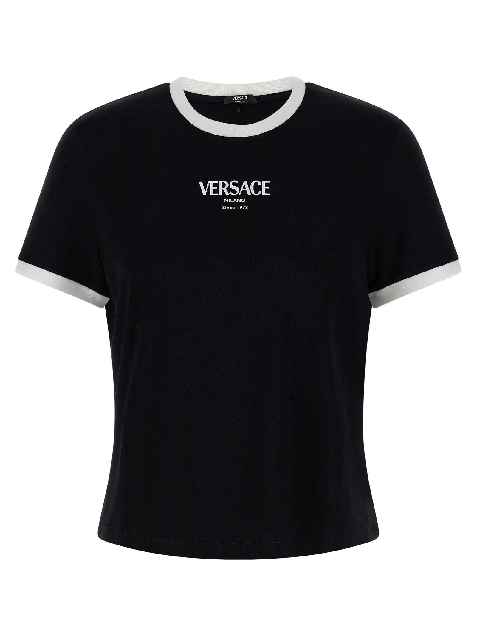 Versace Bicolor Viscose T-Shirt