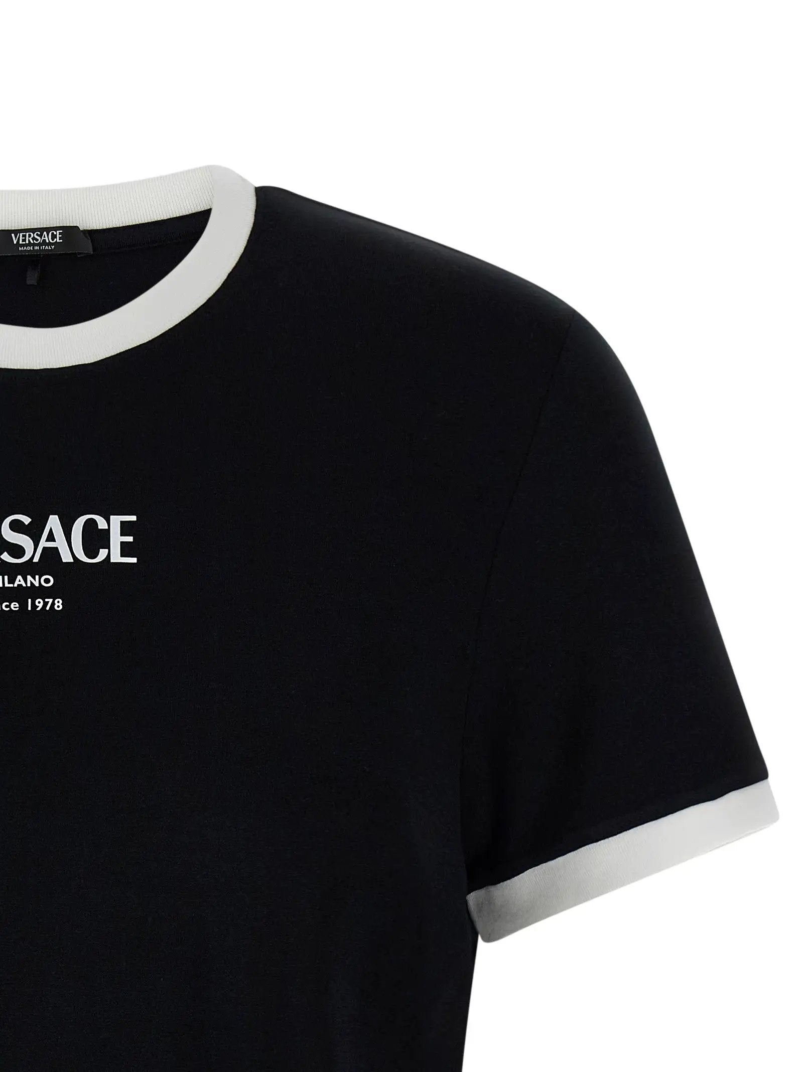 Versace Bicolor Viscose T-Shirt