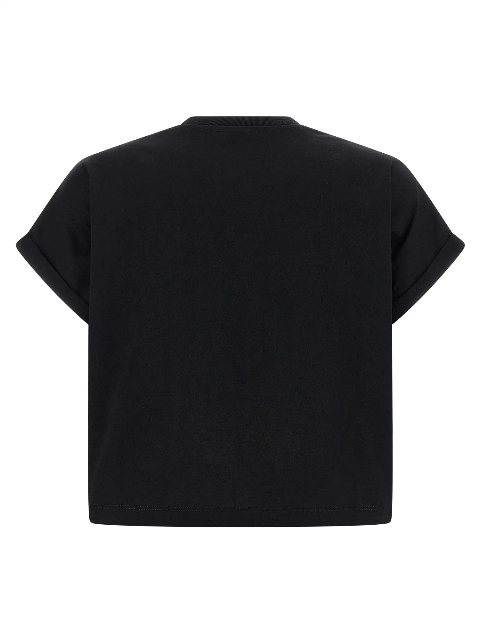 Balmain Black Cotton T-Shirt