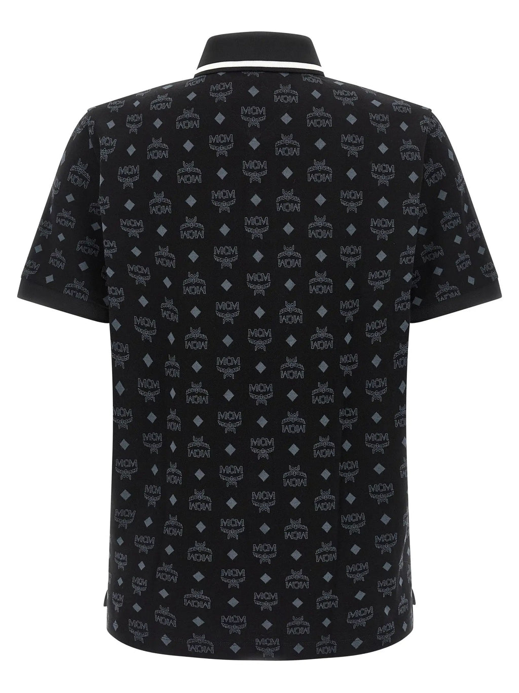 MCM Black Cotton Polo Shirt
