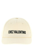 Valentino Garavani Beige Cotton Cap (Baseball Hat)