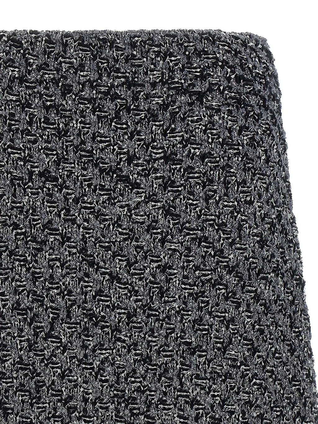 Fabiana Filippi Blue Cotton Midi Skirt