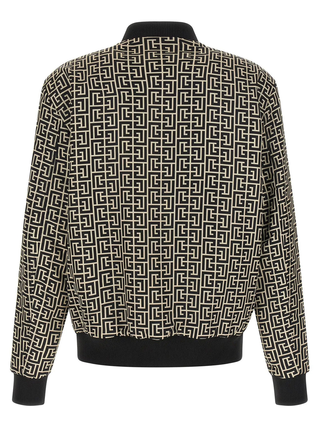 Balmain Black Polyamide Bomber