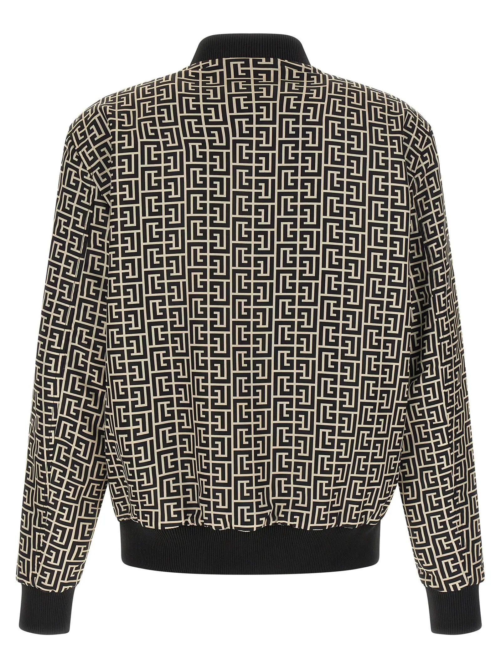 Balmain Black Polyamide Bomber