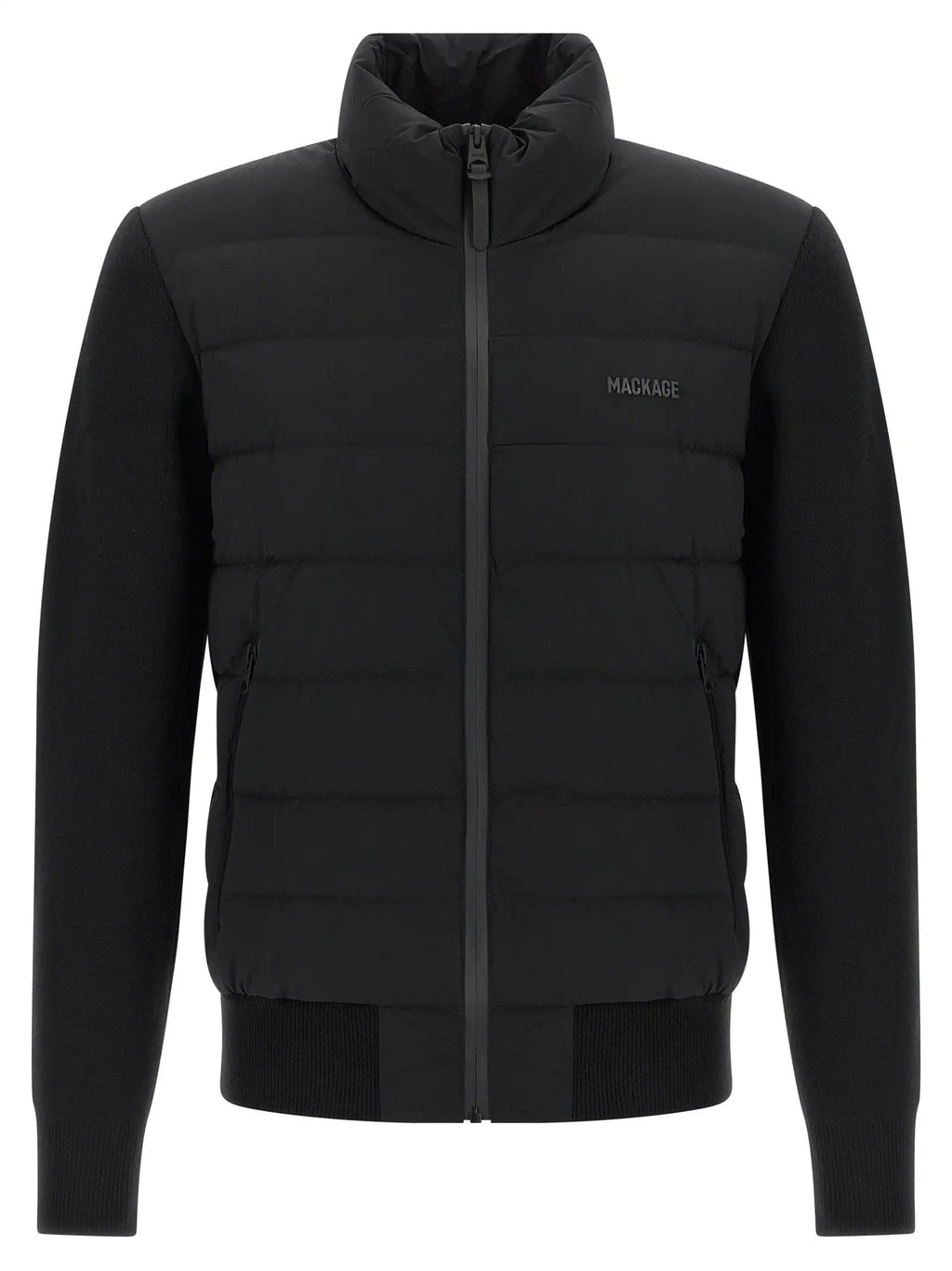 Mackage Mackage Blue Nylon Cardigan