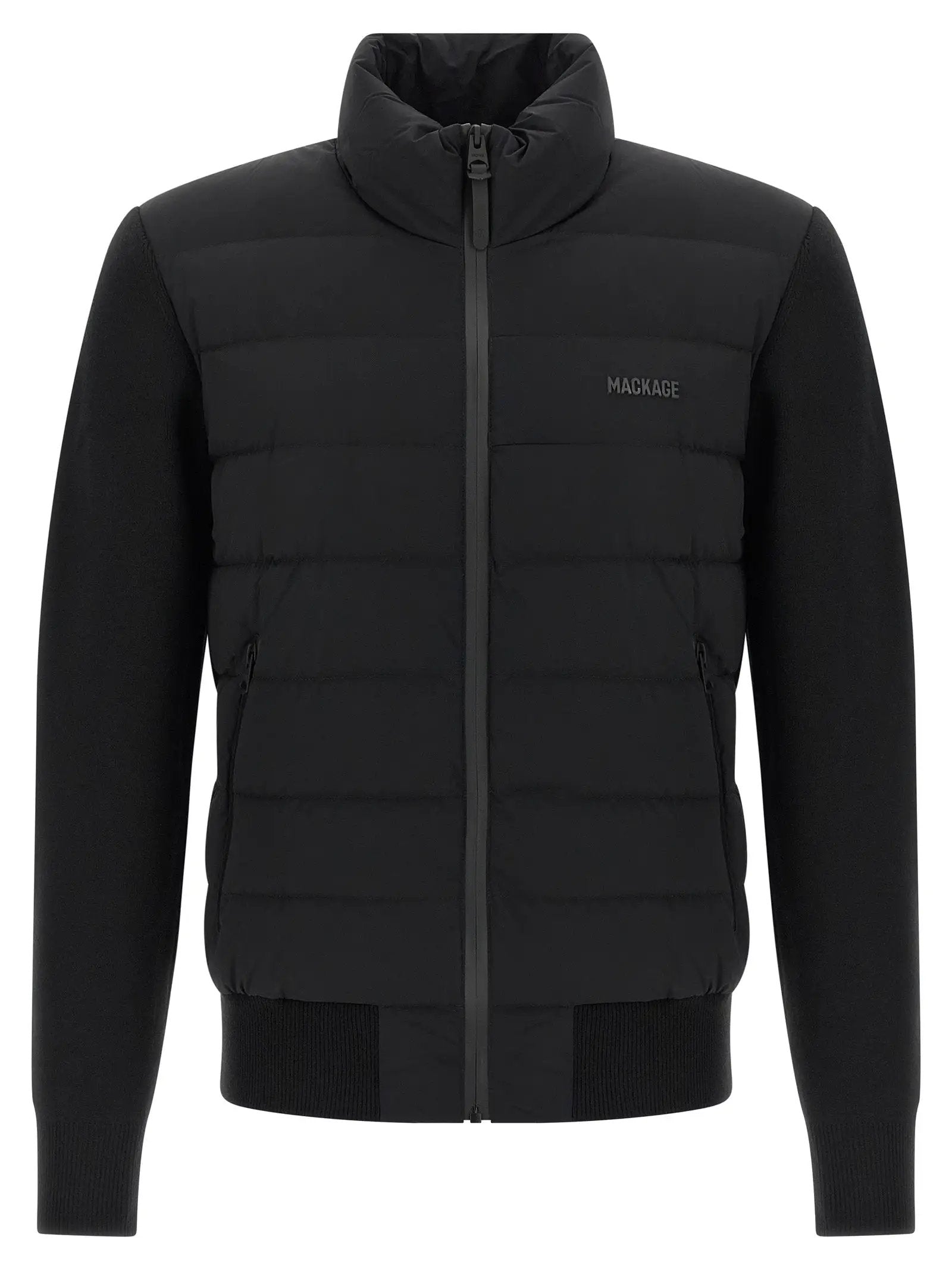 Mackage Mackage Blue Nylon Cardigan