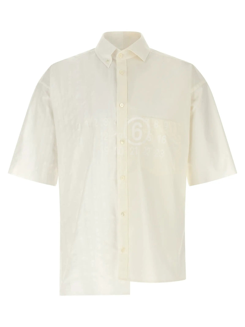 MM6 Maison Margiela White Cotton Blouse