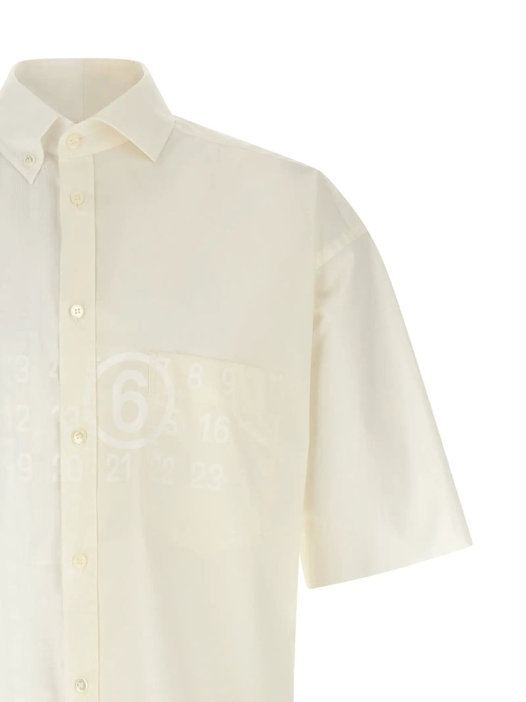 MM6 Maison Margiela White Cotton Blouse