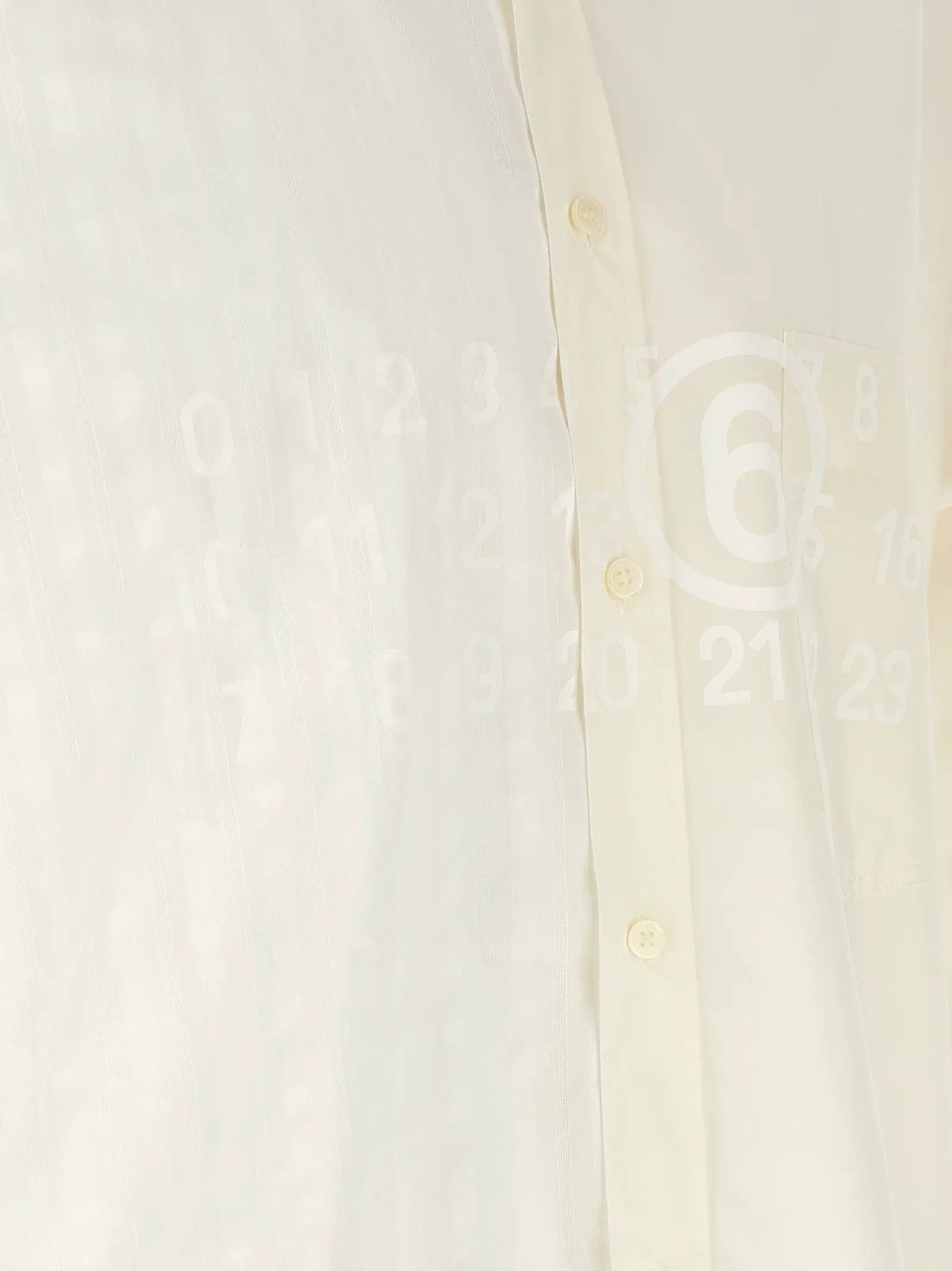MM6 Maison Margiela White Cotton Blouse
