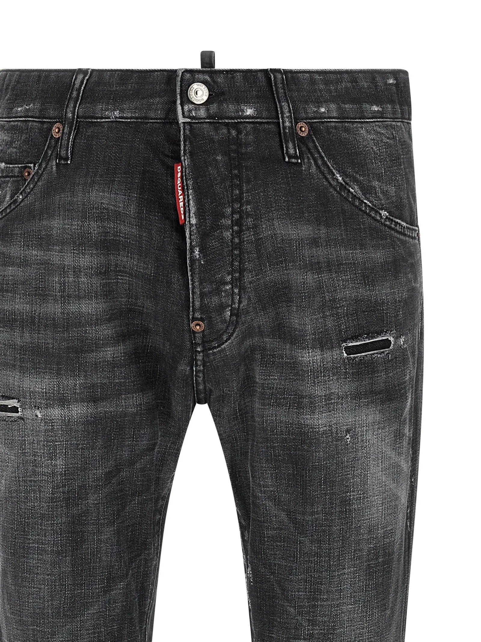 Dsquared² Black Cotton Jeans Denim