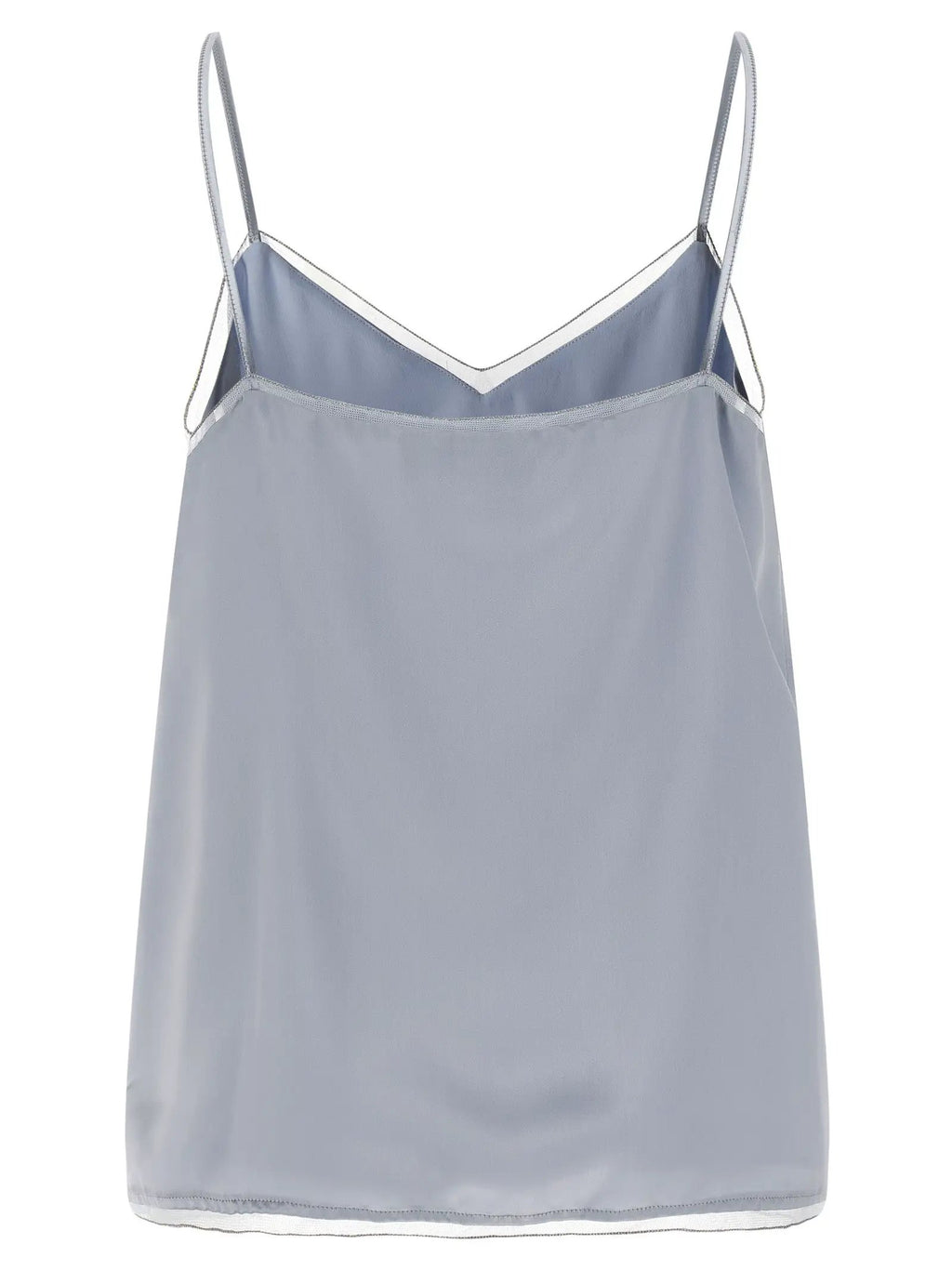 Fabiana Filippi Blue Viscose Tank Tops
