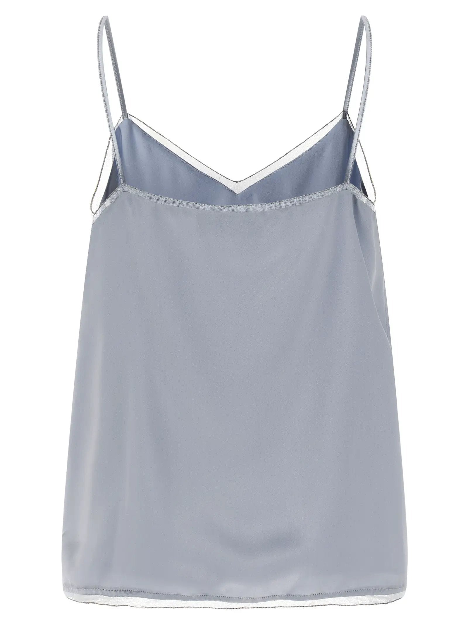 Fabiana Filippi Blue Viscose Tank Tops