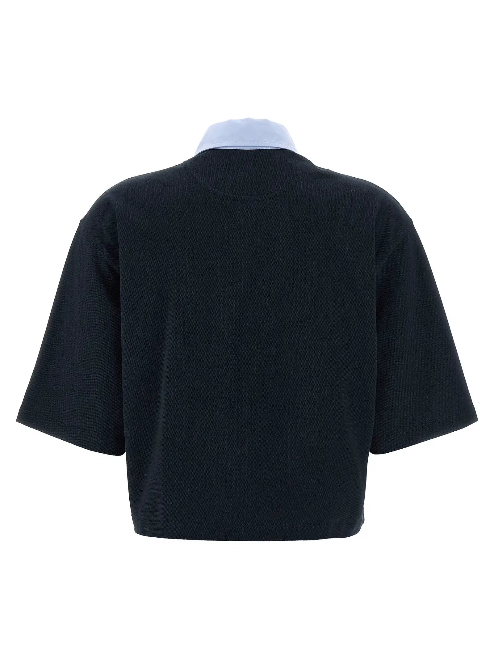 Stella McCartney Blue Cotton Polo Shirt