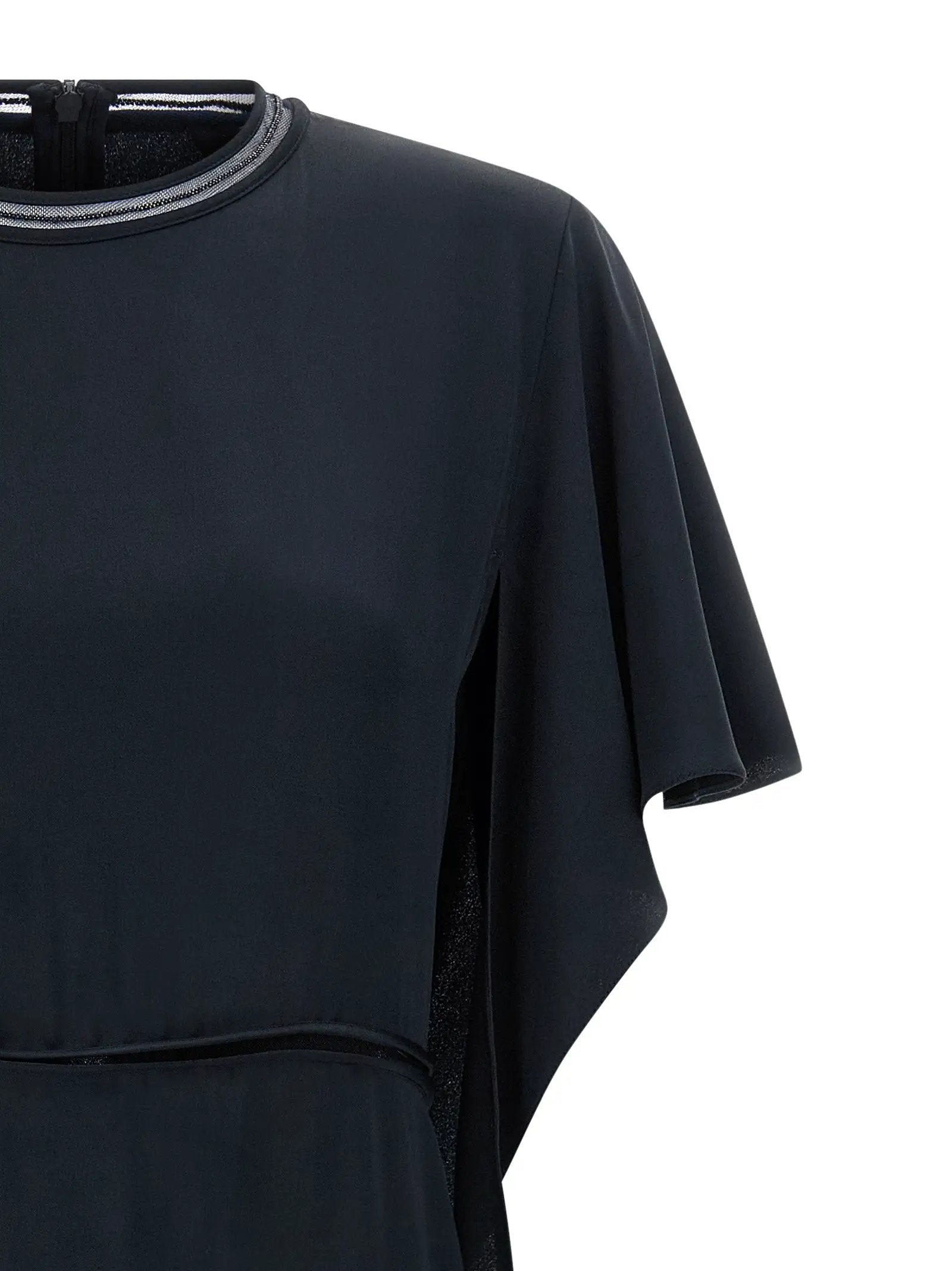 Fabiana Filippi Blue Viscose Midi Dress