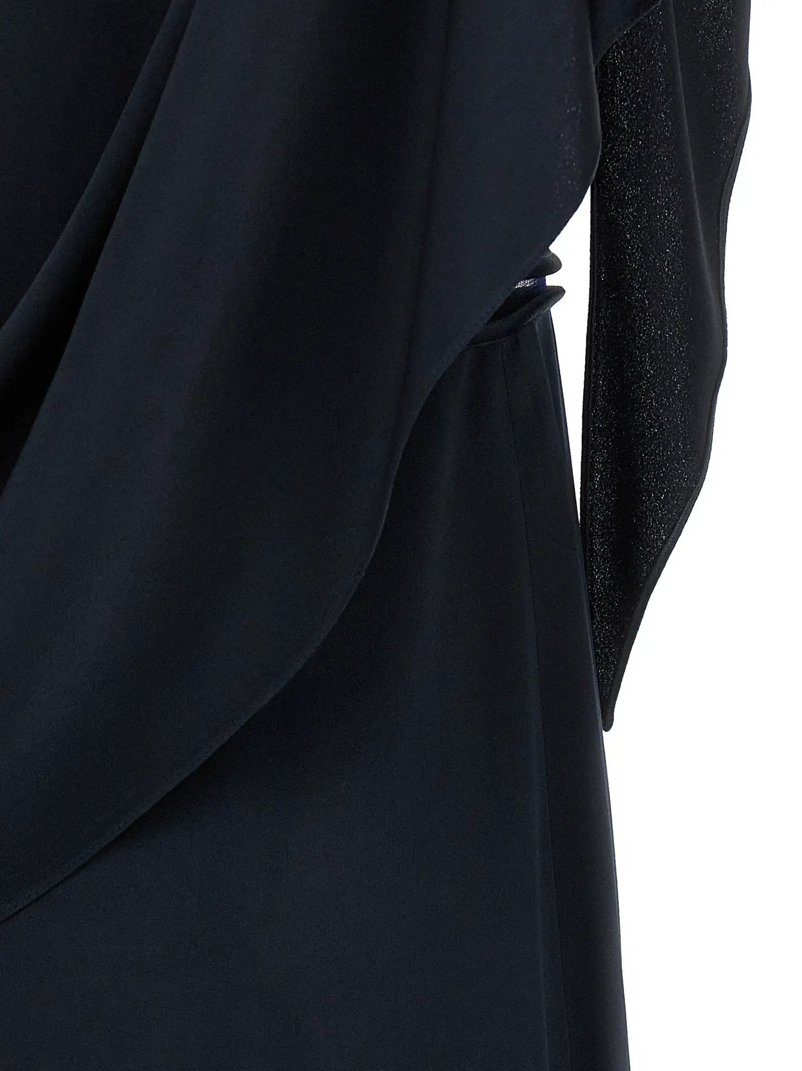 Fabiana Filippi Blue Viscose Midi Dress