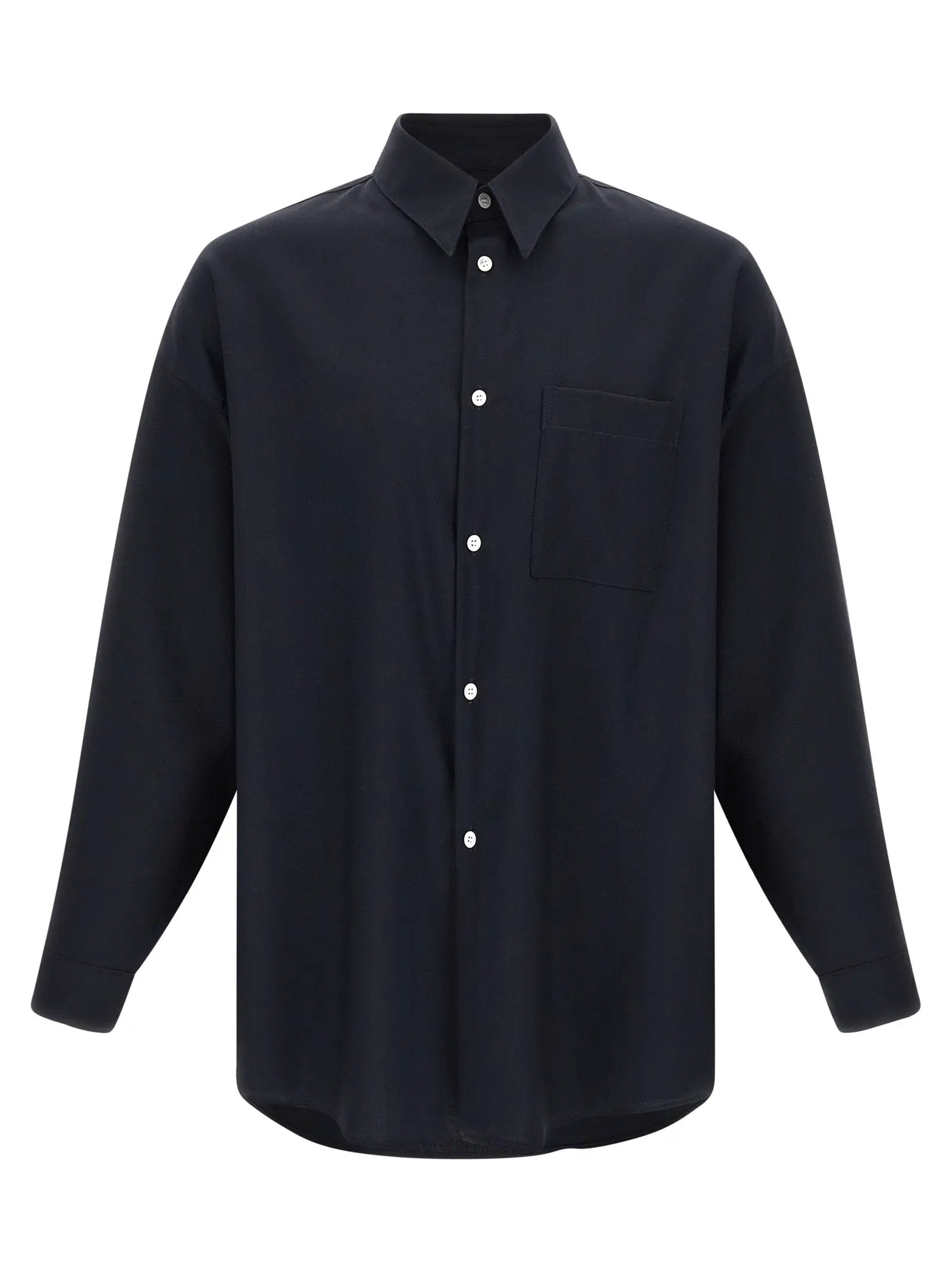 Marni Blue Virgin Wool Blouse