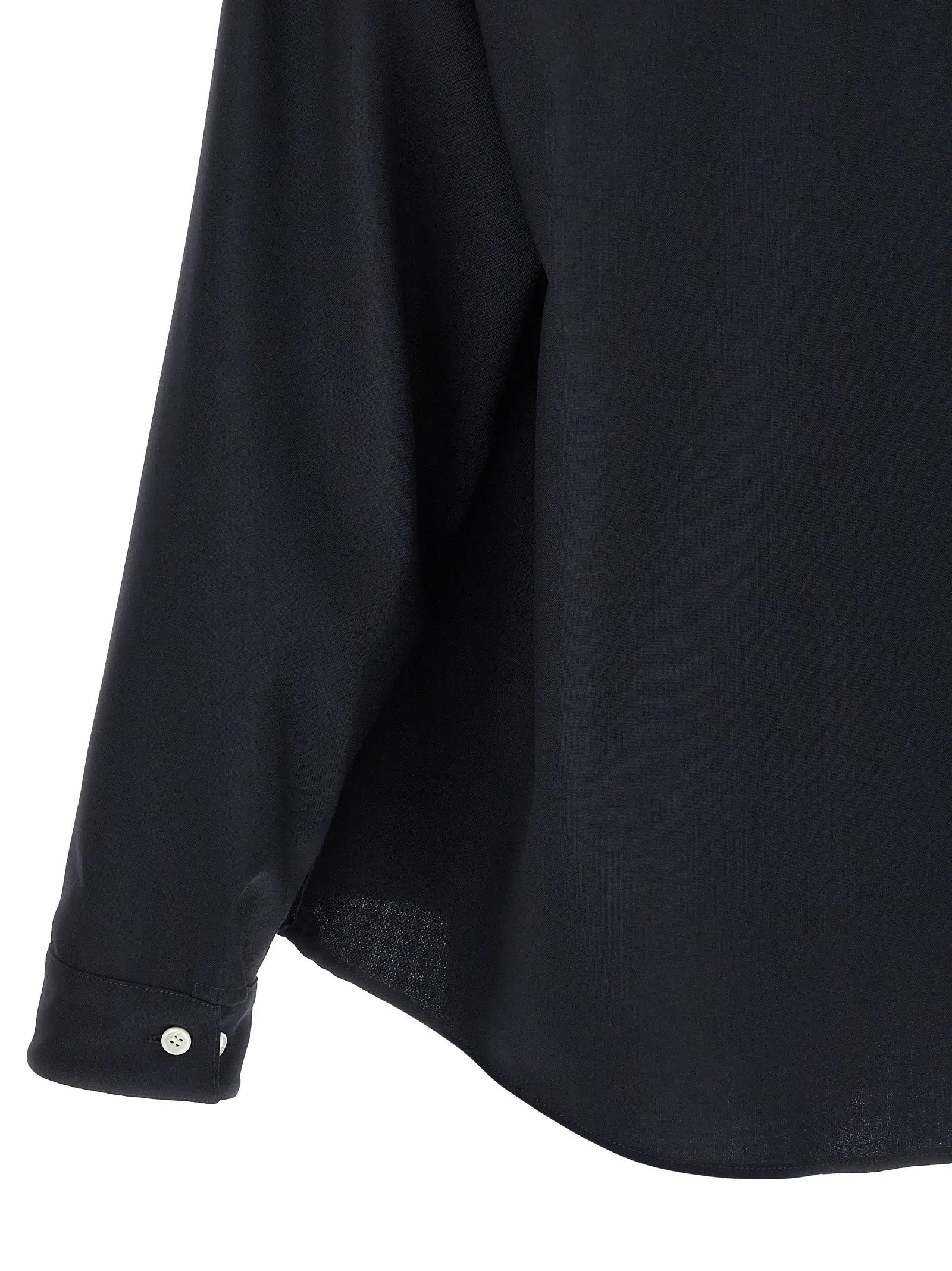 Marni Blue Virgin Wool Blouse