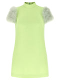 Valentino Garavani Bicolor Virgin Wool Short Dress