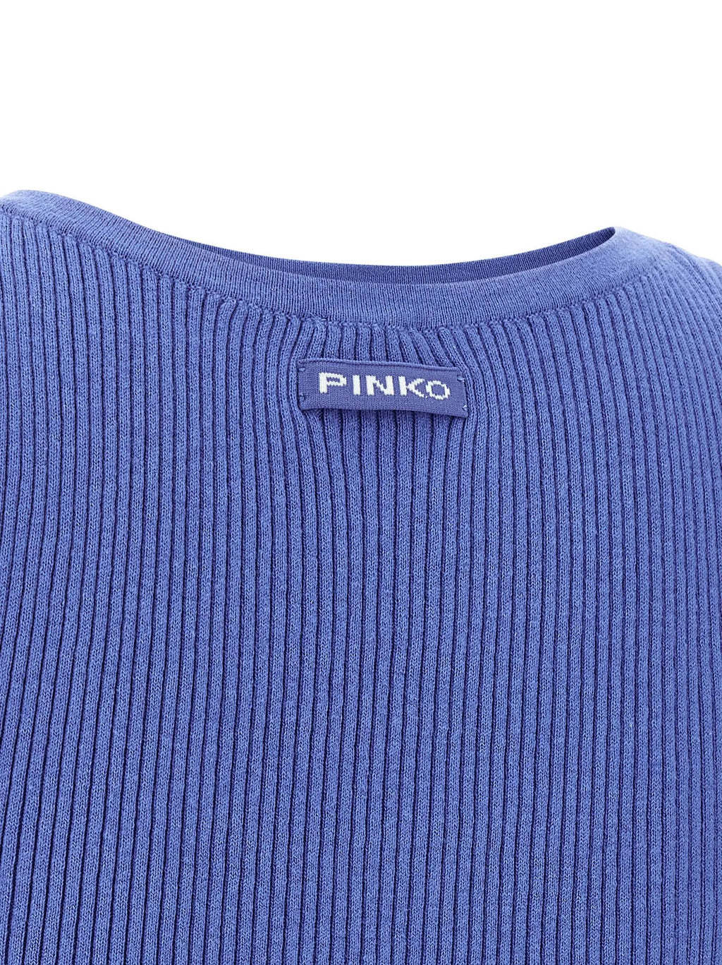 PINKO Blue Cotton Tank Tops